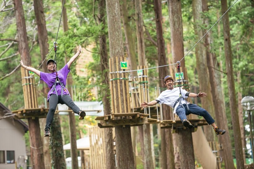 茨城県龍ケ崎市森林公園が、「アドベンチャーバレー龍ケ崎」としてグランドオープン！